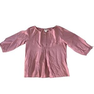 Old Navy Girl’s Pink Blouse 100% Cotton Size XL